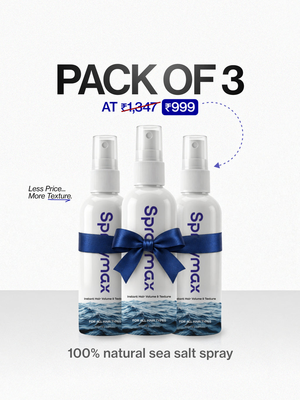 Spraymax Himalayan Sea Salt Spray – Pack of 3